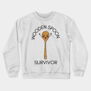 Wooden Spoon Survivor - Kawaii Crewneck Sweatshirt